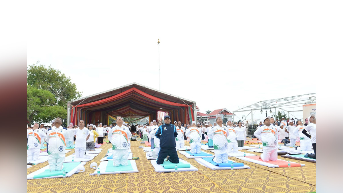 Jai Ram Thakur, Himachal Pradesh, Himachal, Bharatiya Janata Party, BJP, BJP Himachal, Shimla, Chief Minister of Himachal Pradesh, BJP Himachal Pradesh, International Yoga Day 2022 , International Yoga Day 2022 Date , International Yoga Day , Yoga Day , Yoga Day 2022 , Benefits Of Yoga , Yoga Benefits , International Yoga Day 2022 Theme , Why Is Yoga Day Celebrated, Yoga