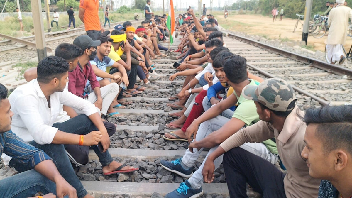 Protest, Agneepath Scheme, Agnipath Scheme, Agneepath Recruitement Scheme, Agnipath Recruitement Scheme, Bihar, Patna