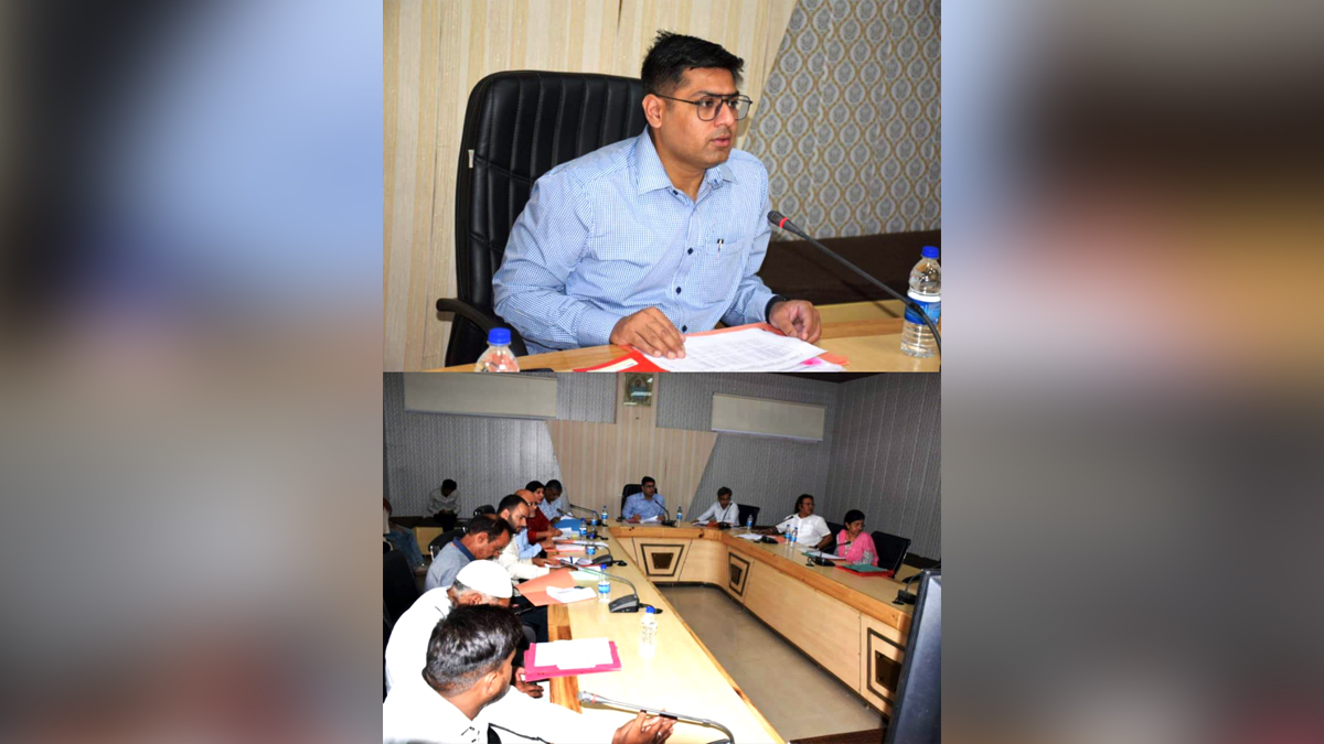 Rajouri, DDC Rajouri, District Development Commissioner Rajouri, Vikas Kundal, Kashmir, Jammu And Kashmir, Jammu & Kashmir, District Level Task Force Committee