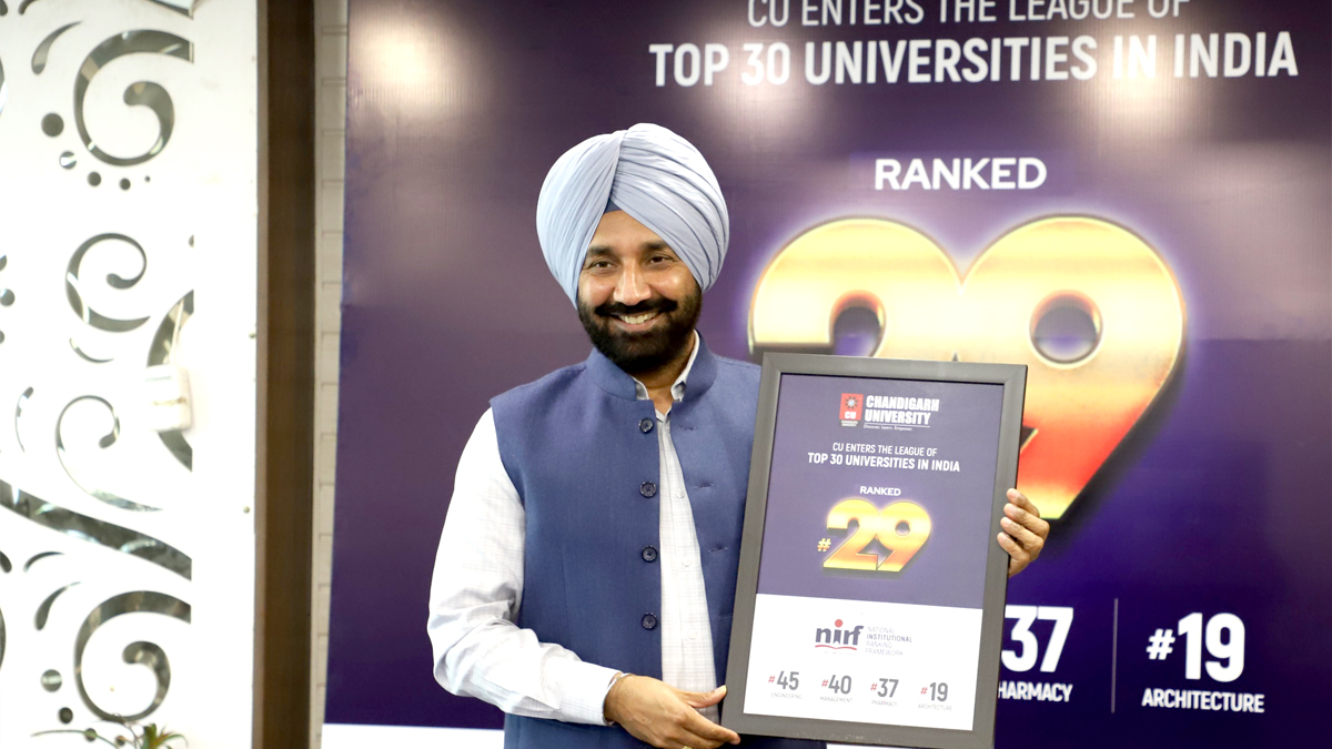 Chandigarh University, Gharuan, Chandigarh University Gharuan, Chandigarh Group Of Colleges, Satnam Singh Sandhu, CGC Gharuan