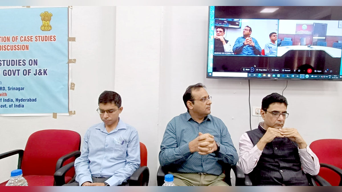 Saurabh Bhagat, Sourabh Bhagat, IMPARD, Kashmir, Jammu And Kashmir, Jammu & Kashmir, Institute of Management Public Administration and Rural Development
