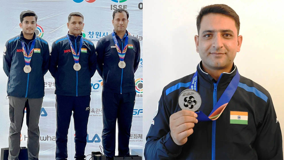 Sports News, International Shooting Sports Federation, Korea, Shooting World Cup, Chain Singh, Aishwary Pratap Singh Tomar, Sanjeev Singh