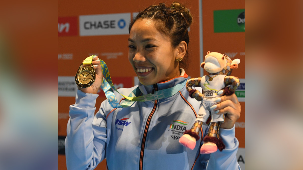 Commonwealth Games News , Commonwealth Games Medal Winners , Commonwealth Games 2022 , CWG 2022, CWG 2022 Birmingham, Birmingham, Weightlifter Mirabai Chanu, Mirabai Chanu Gold Medal, Mirabai Chanu Gold, Mirabai Chanu Story, Who Is Mirabai Chanu