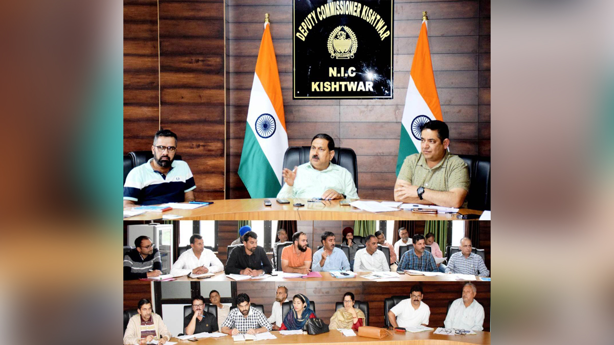 Kishtwar, DDC Kishtwar, District Development Commissioner Kishtwar, Ashok Sharma, Kashmir, Jammu And Kashmir, Jammu & Kashmir