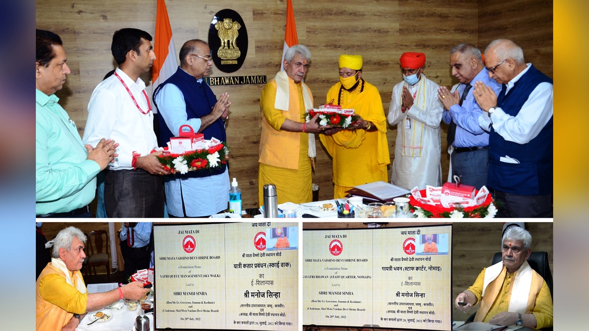 Manoj Sinha, Lieutenant Governor J&K, Raj Bhavan, Jammu, Srinagar, Kashmir, Jammu And Kashmir, Jammu & Kashmir