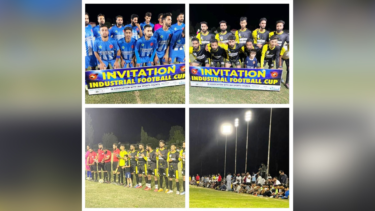 Sports News, Industrial Invitation Football Cup, Football, Industrial Association Sopore, J&K Sports Council, Bashir Ahmad Bhat, JK Admin, Kashmir, Jammu And Kashmir, Jammu & Kashmir, Srinagar, Jammu