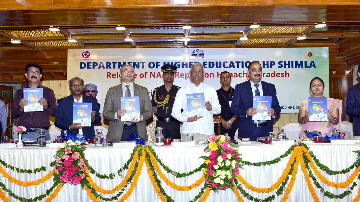 Rajendra Vishwanath Arlekar, Himachal Pradesh, Himachal, Bharatiya Janata Party, BJP, BJP Himachal, Shimla, Raj Bhawan, NAAC Report, National Education Policy