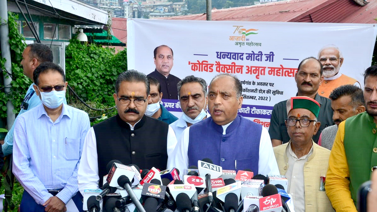 Jai Ram Thakur, Himachal Pradesh, Himachal, Bharatiya Janata Party, BJP, BJP Himachal, Shimla, Chief Minister of Himachal Pradesh, BJP Himachal Pradesh, Industries Minister Bikram Singh