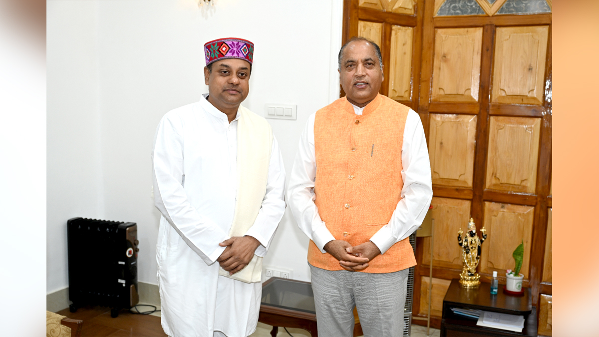 Sambit Patra , BJP National Spokesperson, Jai Ram Thakur, Himachal Pradesh, Himachal, Bharatiya Janata Party, BJP, BJP Himachal, Shimla, Chief Minister of Himachal Pradesh, BJP Himachal Pradesh