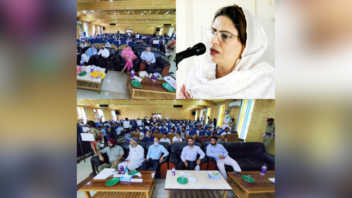 NHPC, JPDCL Bijli Mahotsav, Ujjwal Bharat Ujjwal Bhavishya, Power @2047, Azadi Ka Amrit Mahotsav, 75th Anniversary of Indian Independence, 75th years of Independence, Baramulla, Safeena Beigh, Govt Degree College for Boys Baramulla, District Administration Baramulla