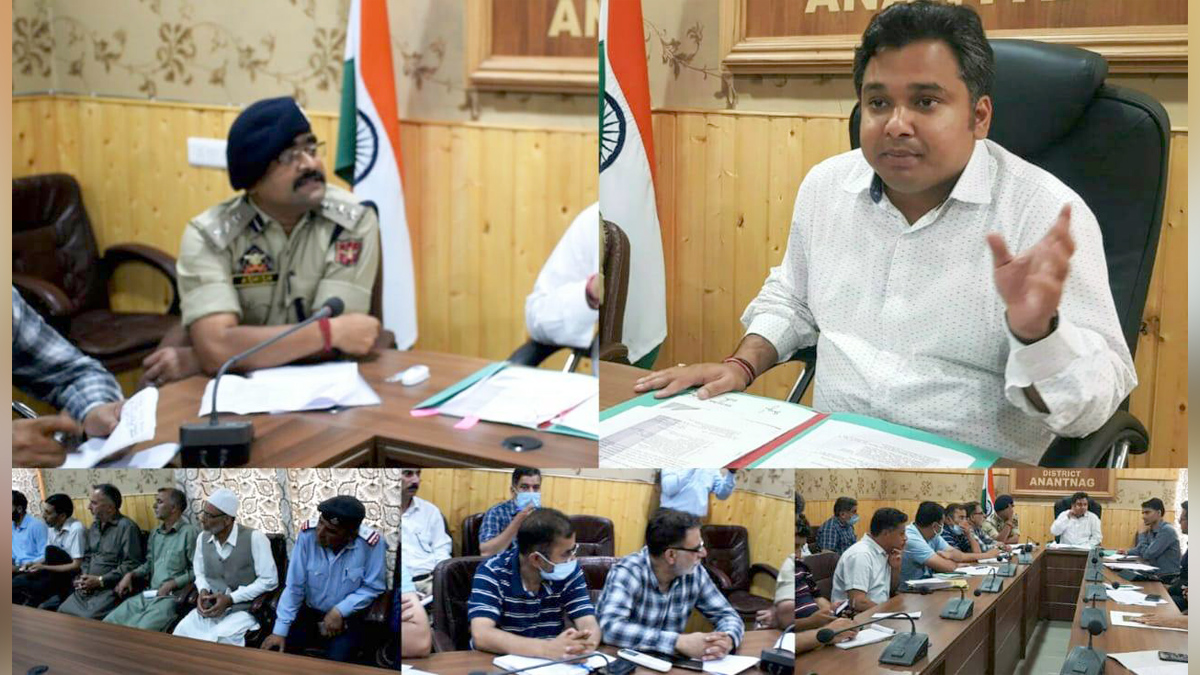 Anantnag, DDC Anantnag, Deputy Commissioner, Dr Piyush Singla, Dr Piyush Singla, Kashmir, Jammu And Kashmir, Jammu & Kashmir, Ashish Kumar Mishra