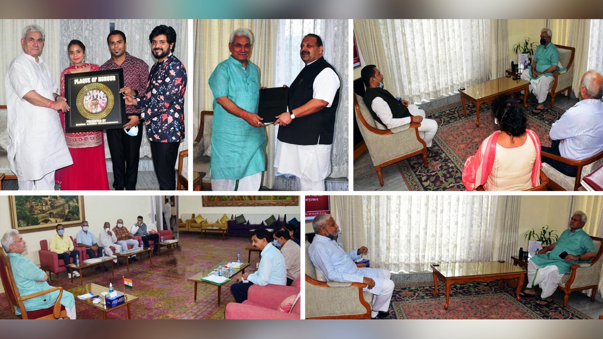 Manoj Sinha, Lieutenant Governor J&K, Raj Bhavan, Jammu, Srinagar, Kashmir, Jammu And Kashmir, Jammu & Kashmir