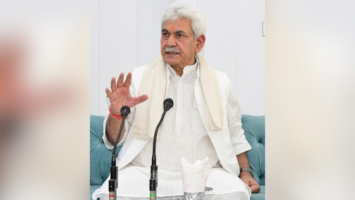 Manoj Sinha , Lieutenant Governor J&K , Raj Bhavan , Jammu , Srinagar , Kashmir , Jammu And Kashmir , Jammu & Kashmir , Lashkar Terrorists