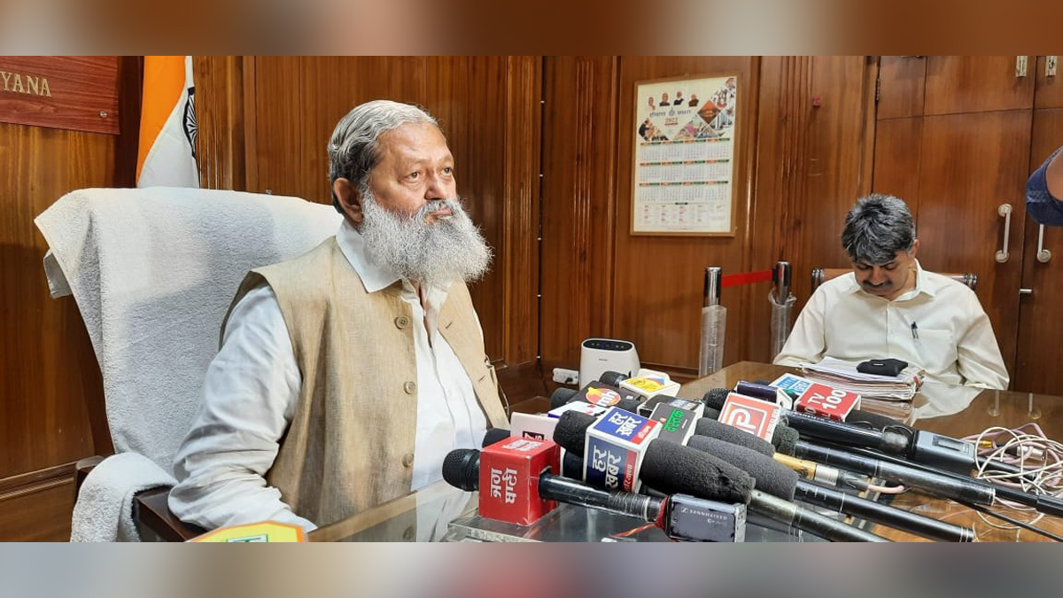 Anil Vij, Haryana, Bharatiya Janata Party, BJP, BJP Haryana