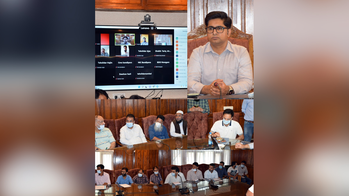 Bandipora, Deputy Commissioner Bandipora, Dr Owais Ahmad, Kashmir, Jammu And Kashmir, Jammu & Kashmir