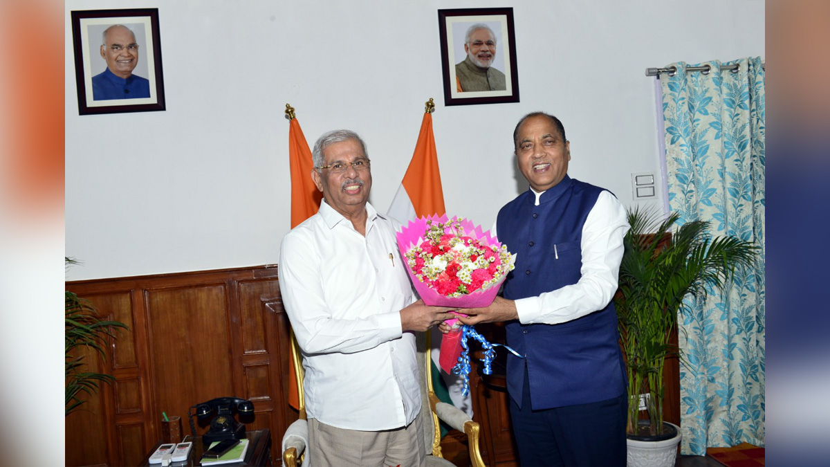 Rajendra Vishwanath Arlekar, Jai Ram Thakur, Himachal Pradesh, Himachal, Bharatiya Janata Party, BJP, BJP Himachal, Shimla, Raj Bhawan