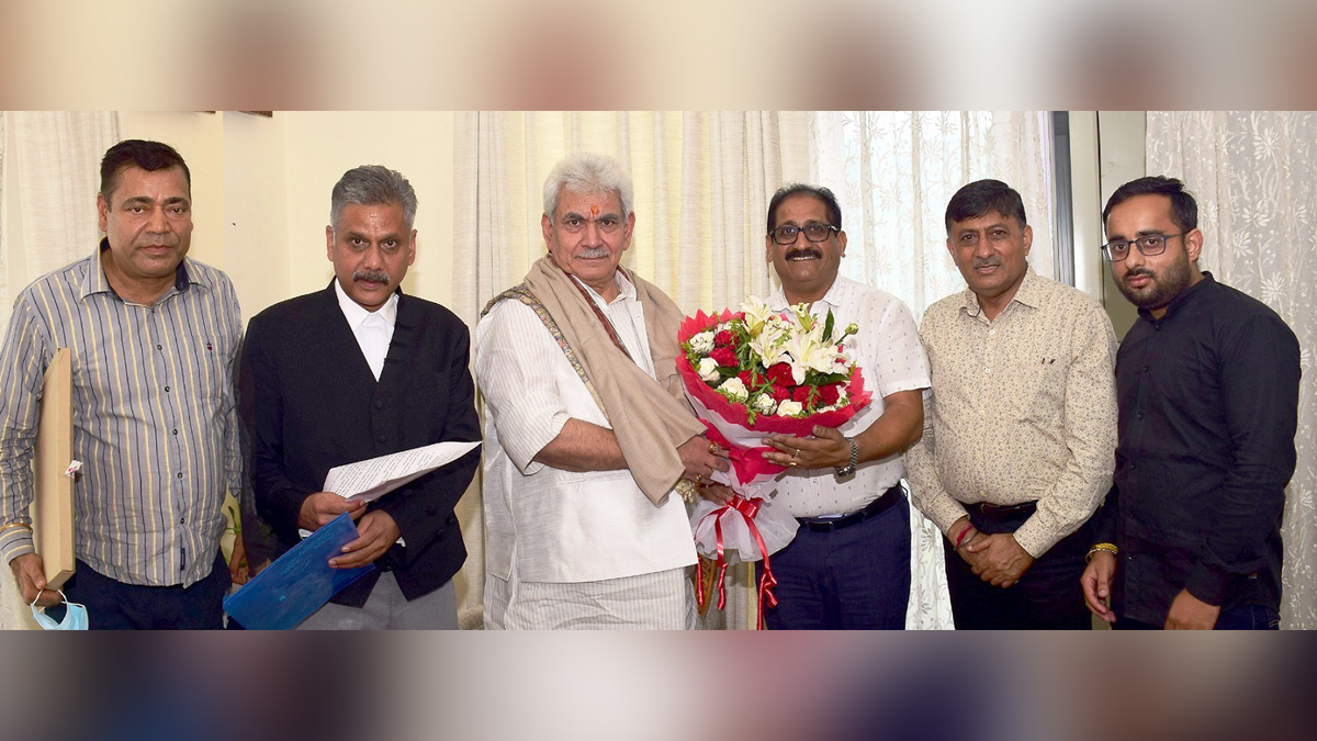Manoj Sinha, Lieutenant Governor J&K, Raj Bhavan, Jammu, Srinagar, Kashmir, Jammu And Kashmir, Jammu & Kashmir