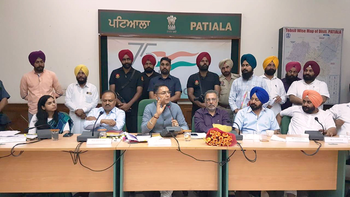 Aman Arora,Housing and Urban Development Minister, AAP, Aam Aadmi Party, AAP Punjab, Aam Aadmi Party Punjab, DC Patiala, Deputy Commissioner Patiala, Sakshi Sahni, Patiala
