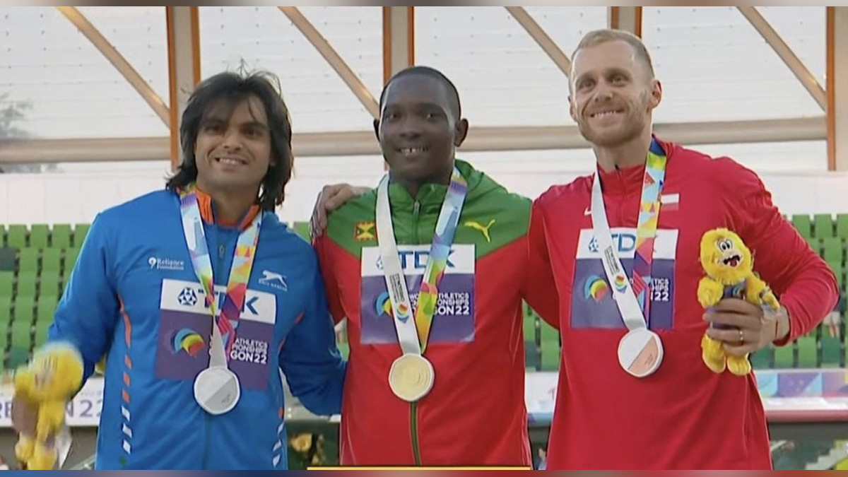 Neeraj Chopra, Neeraj Chopra News, Neeraj Chopra news Today, Sports News, Neeraj Chopra Silver Medal, World Athletics Championships, World Athletics Championships 2022, Javelin Throw