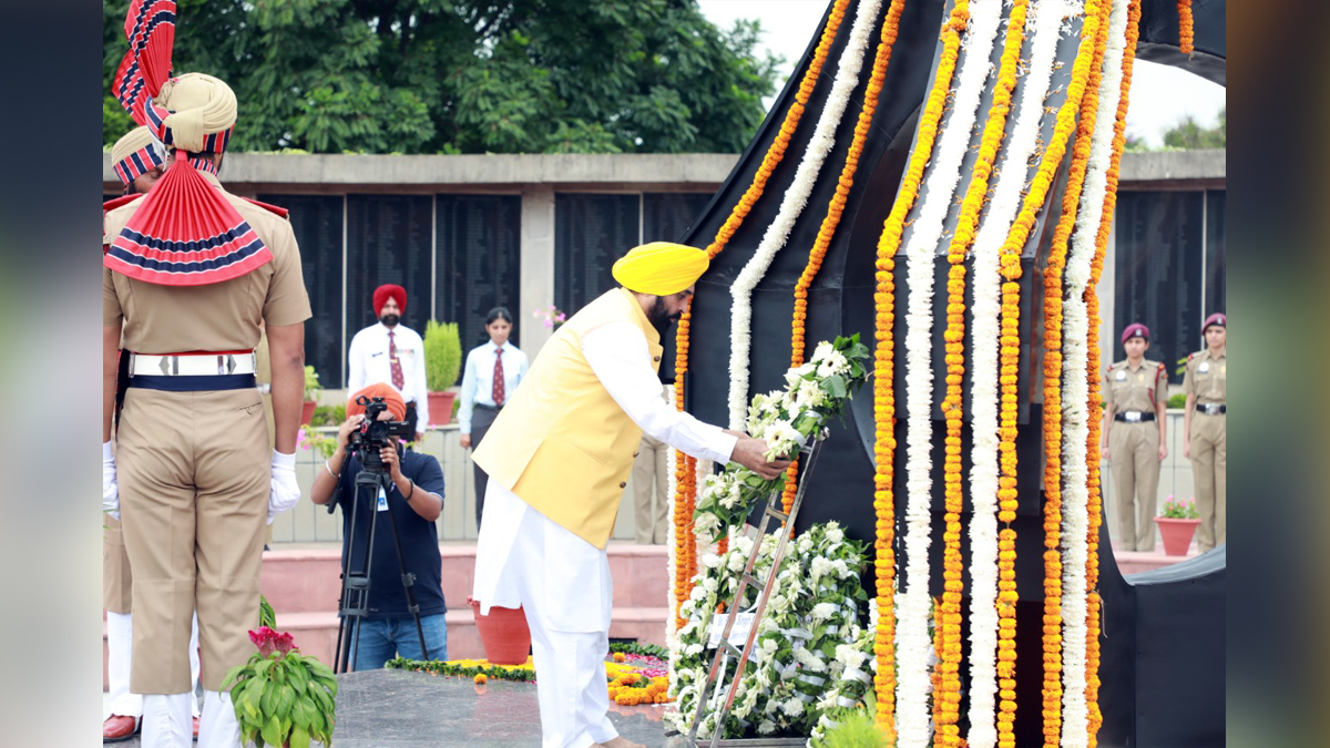 Bhagwant Mann, AAP, Aam Aadmi Party, Aam Aadmi Party Punjab, AAP Punjab, Government of Punjab, Punjab Government, Punjab, Chief Minister Of Punjab, Kargil Vijay Diwas