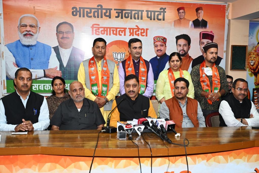 Suresh Kashyap, Avinash Rai Khanna, Himachal Pradesh, Himachal, Bharatiya Janata Party, BJP, BJP Himachal, Shimla, BJP Himachal Pradesh