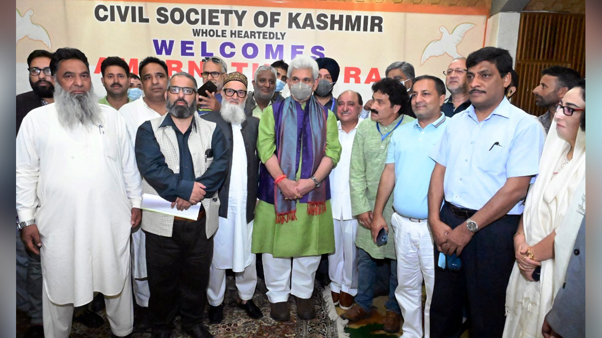 Manoj Sinha, Lieutenant Governor J&K, Raj Bhavan, Jammu, Srinagar, Kashmir, Jammu And Kashmir, Jammu & Kashmir
