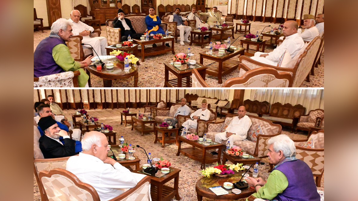 Manoj Sinha, Lieutenant Governor J&K, Raj Bhavan, Jammu, Srinagar, Kashmir, Jammu And Kashmir, Jammu & Kashmir