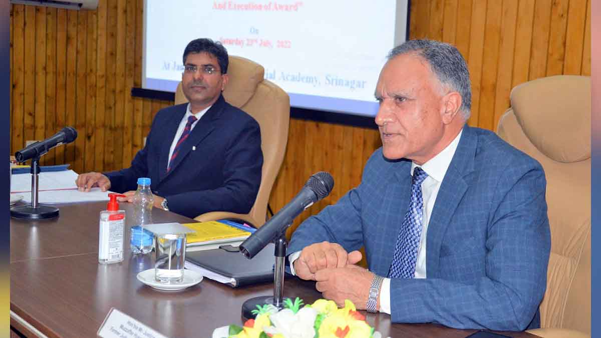Sindhu Sharma, Chief Justice, High Court of Jammu & Kashmir, JK Admin, Kashmir, Jammu And Kashmir, Jammu & Kashmir, Srinagar, Jammu, J&K Judicial Academy, JKJA