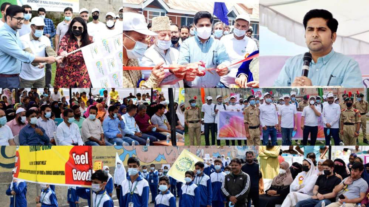 Bandipora, Deputy Commissioner Bandipora, Dr Owais Ahmad, Kashmir, Jammu And Kashmir, Jammu & Kashmir, Azadi Ka Amrit Mahotsav, 75th Anniversary of Indian Independence, 75th years of Independence,Eat Right Mela