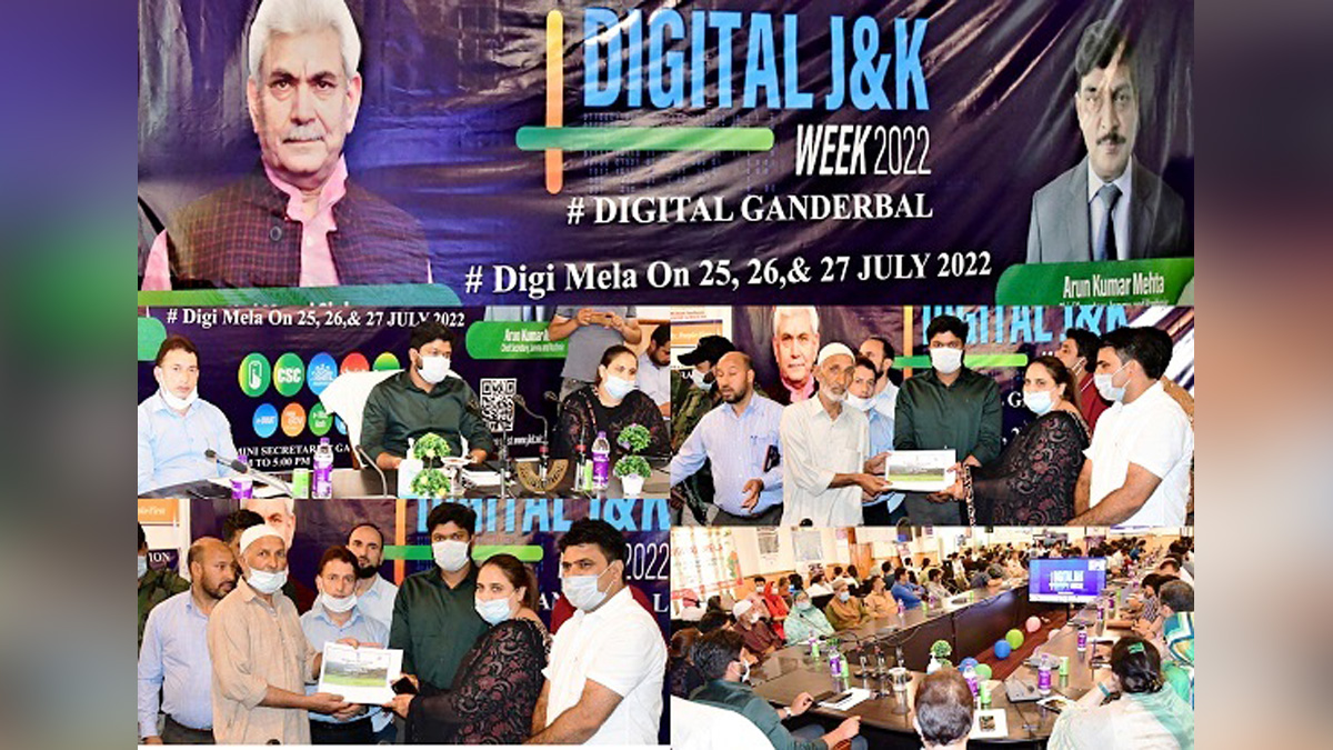 Ganderbal, Deputy Commissioner Ganderbal, Shyambir, Kashmir, Jammu And Kashmir, Jammu & Kashmir, District Administration Ganderbal, Digital Week, Nuzhat Ishfaq, Khurshid Ahmad Shah, Digi Mela