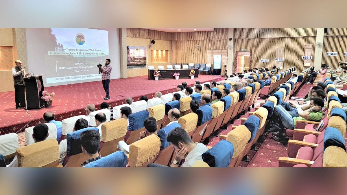 Dr. Mohit Gera, Principal Chief Conservator of Forests & Head of Forest Force, Kashmir, Jammu And Kashmir, Jammu & Kashmir, J&K Biodiversity Council,Dr. Mohit Gera