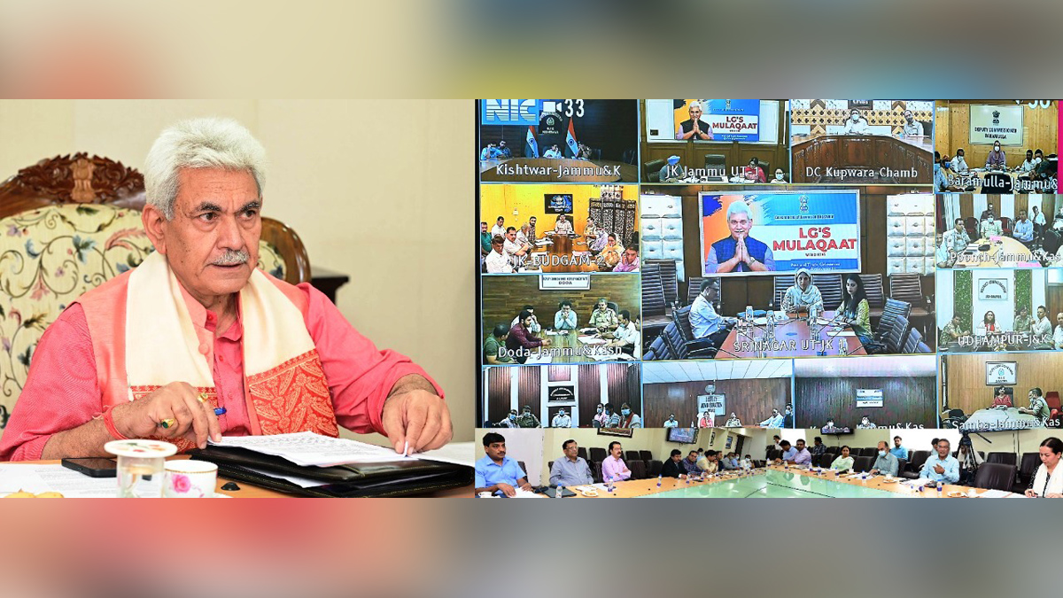 Manoj Sinha, Lieutenant Governor J&K, Raj Bhavan, Jammu, Srinagar, Kashmir, Jammu And Kashmir, Jammu & Kashmir