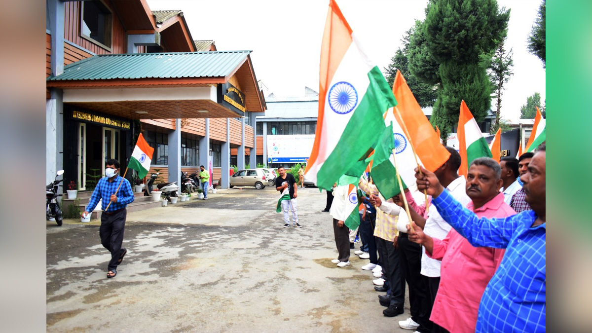 Azadi Ka Amrit Mahotsav, 75th Anniversary of Indian Independence, 75th years of Independence, Har ghar Tiranga, Kashmir, Jammu And Kashmir, Jammu & Kashmir, Kashmir Valley, Integrated Command & Control Centre