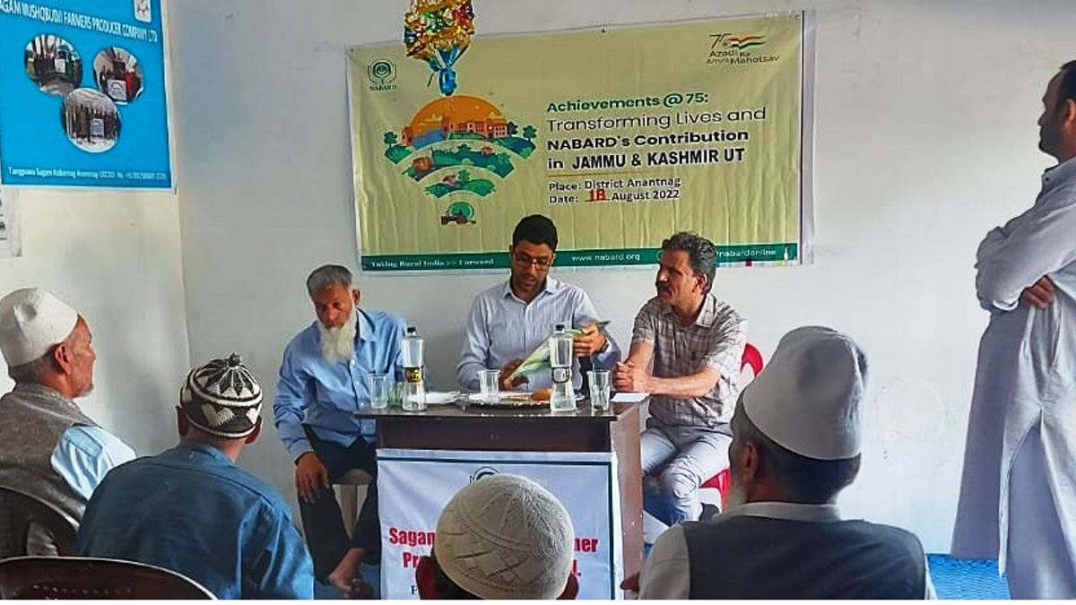 Azadi Ka Amrit Mahotsav, 75th Anniversary of Indian Independence, 75th years of Independence, Har Ghar Tiranga, Kashmir, Jammu And Kashmir, Jammu & Kashmir, Kashmir Valley, National Bank for Agriculture and Rural Development, NABARD