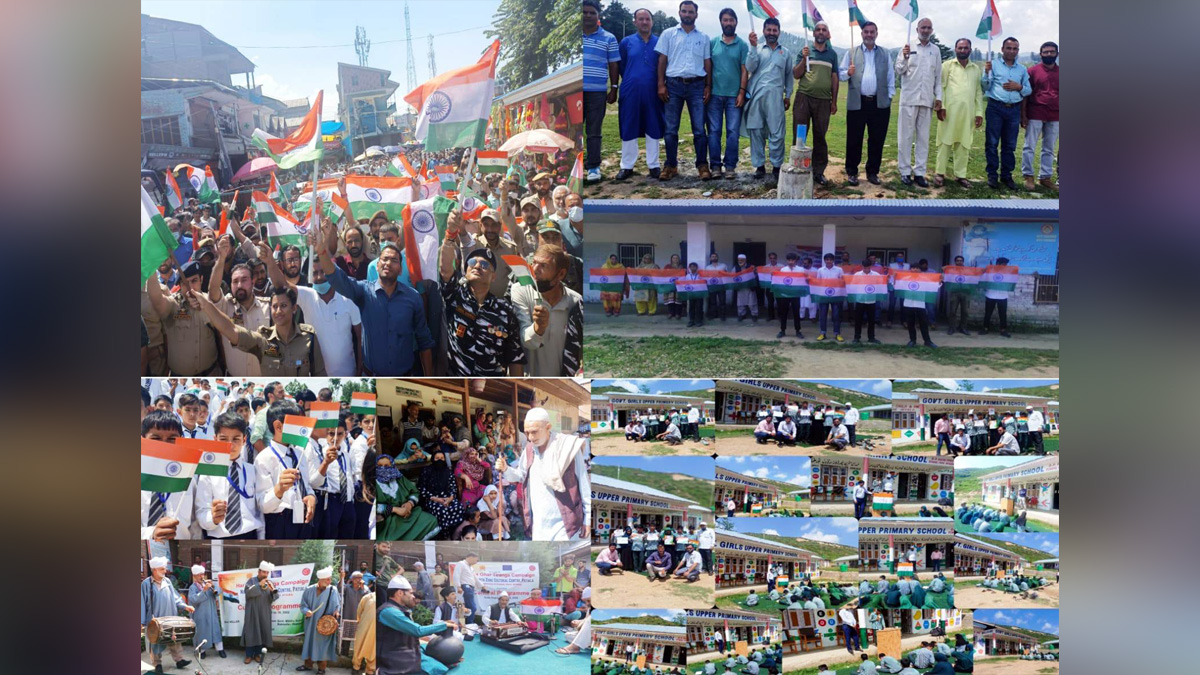 Azadi Ka Amrit Mahotsav, 75th Anniversary of Indian Independence, 75th years of Independence, Har ghar Tiranga, Kashmir, Jammu And Kashmir, Jammu & Kashmir, Kashmir Valley, Har Ghar Tiranga
