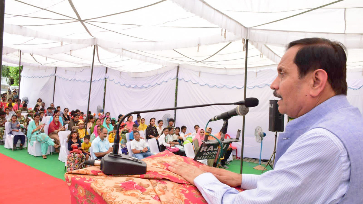 Azadi Ka Amrit Mahotsav, 75th Anniversary of Indian Independence, 75th years of Independence, Har ghar Tiranga, Ujjwal Bharat Ujjwal Bhavishya, Power @ 2047, Bijli Mahotsav, NHPC, JPDCL, Jammu, Kashmir, Jammu And Kashmir, Jammu & Kashmir, Kashmir Valley, Rajiv Rai Bhatnagar, Rajeev Rai Bhatnagar, Advisor to Lieutenant Governor