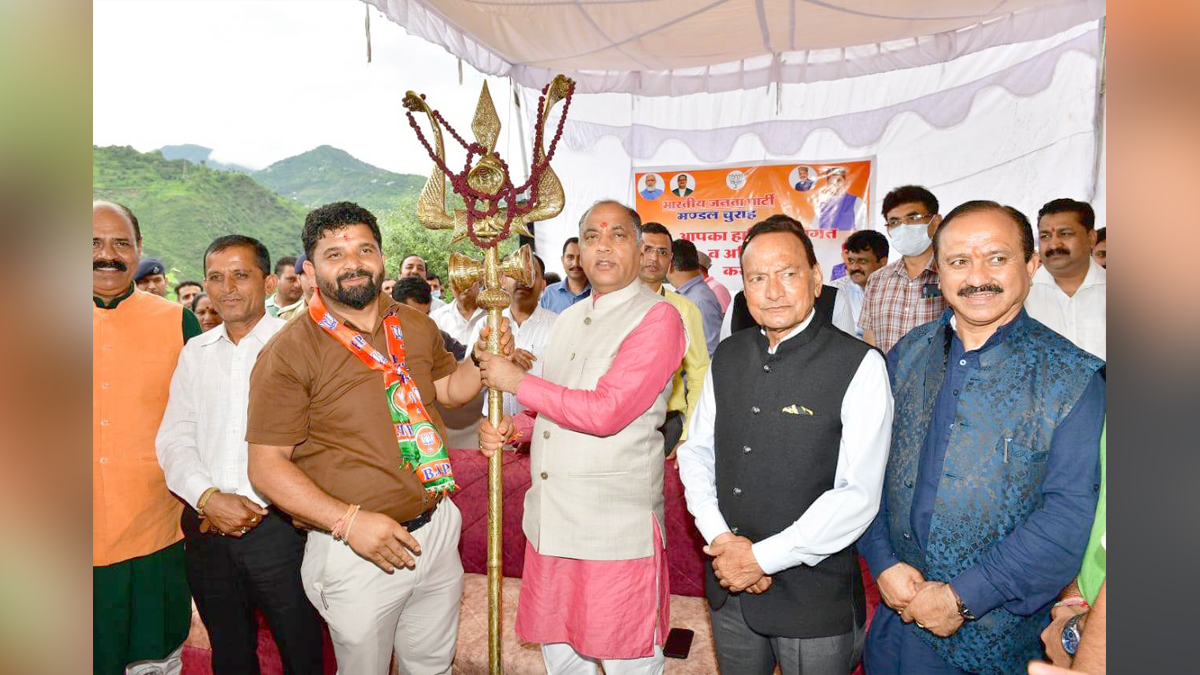 Jai Ram Thakur, Himachal Pradesh, Himachal, Bharatiya Janata Party, BJP, BJP Himachal, Shimla, Chief Minister of Himachal Pradesh, BJP Himachal Pradesh, Chamba