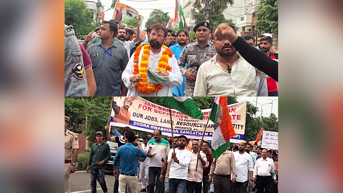 Chaudhary Lal Singh, Dogra Swabhimaan Sangathan Party, DSSP, Jammu, Kashmir, Kathua, Jammu And Kashmir, Jammu & Kashmir