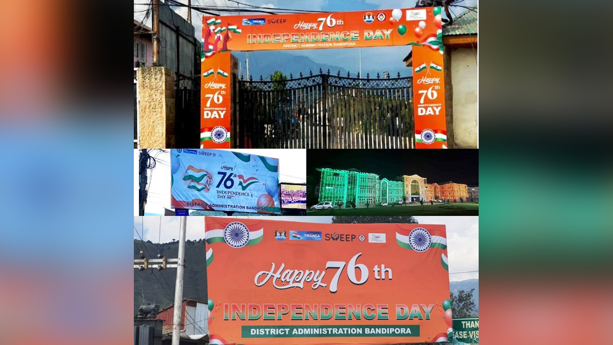 Azadi Ka Amrit Mahotsav, Azadi Ka Amrit Mahotsav, 75th Anniversary of Indian Independence, 75th years of Independence, Kashmir, Jammu And Kashmir, Jammu & Kashmir, Kashmir Valley, Har Ghar Tiranga, Bandipora