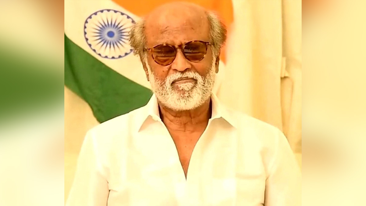 Rajinikanth, Tollywood, Entertainment, Actor, Actress, Cinema, Movie, National Flag