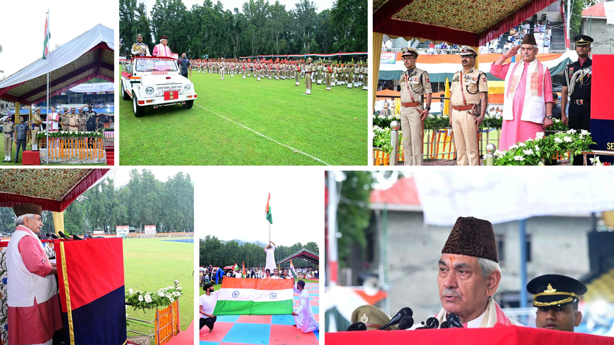 Manoj Sinha, Azadi Ka Amrit Mahotsav, 75th Anniversary of Indian Independence, 75th years of Independence, Har ghar Tiranga, 75th Independence Day, Independence Day, Independence Day of India , Independence Day 2022, 76th Independence Day 2022, Kashmir, Jammu And Kashmir, Jammu & Kashmir, Kashmir Valley