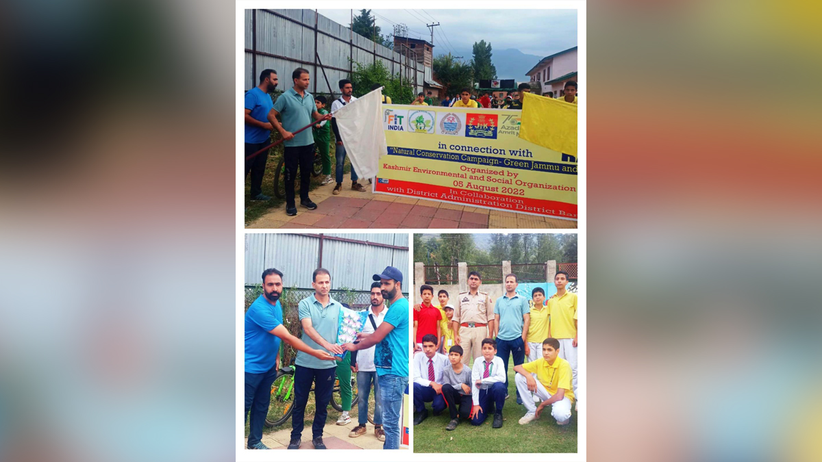 Additional Deputy Commissioner, ADC, Bandipora, Waseem Raja, Jammu And Kashmir, Jammu & Kashmir, Flagged Off A Cycle Rally