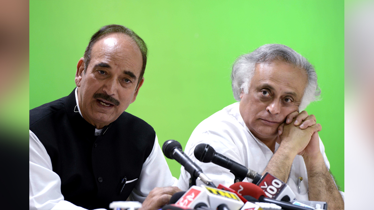 Ghulam Nabi Azad, Jairam Ramesh, Indian National Congress, Congress, All India Congress Committee