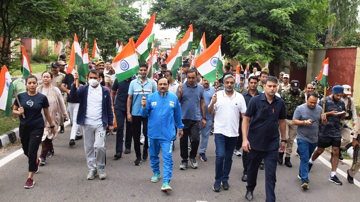 Rajiv Rai Bhatnagar, Rajeev Rai Bhatnagar, Advisor to Lieutenant Governor, Srinagar, Kashmir, Jammu And Kashmir, Jammu & Kashmir, Azadi Ka Amrit Mahotsav, 75th Anniversary of Indian Independence, 75th years of Independence, Har ghar Tiranga