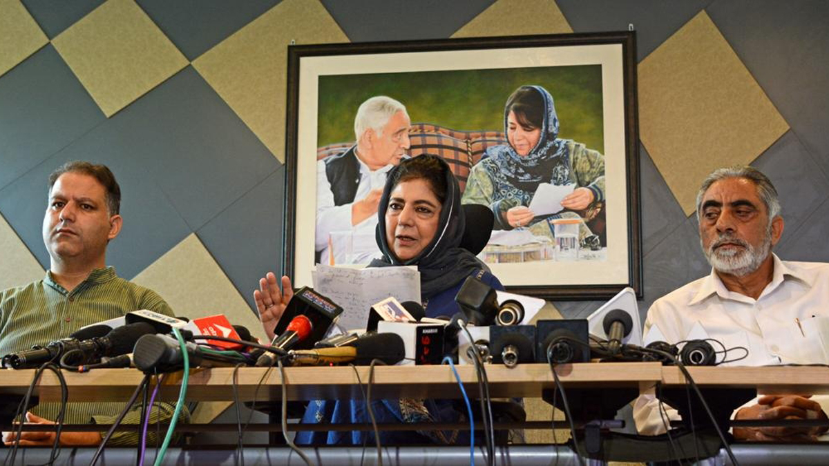 Mehbooba Mufti, Peoples Democratic Party, PDP , Srinagar, Kashmir, Jammu And Kashmir, Jammu & Kashmir