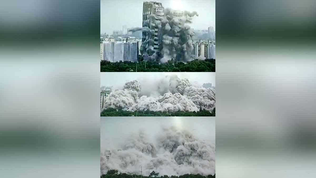 Khas Khabar, Noida, Noida News, Noida Twin Towers, Noida Twin Towers News, Noida Twin Towers Demolished, Why Noida Twin Towers Are Demolished, Why Noida Twin Towers Were Demolished, Story Of Noida Twin Towers, Noida Twin Towers Demolish Reason, Noida Twin Towers Demolition