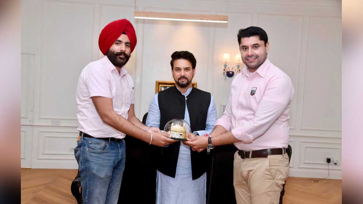 Sukhwinder Singh Bindra, Punjab Youth Development Board, PYDB, Anurag Thakur, Anurag Singh Thakur, BJP, Bharatiya Janata Party, Minister of Information and Broadcasting