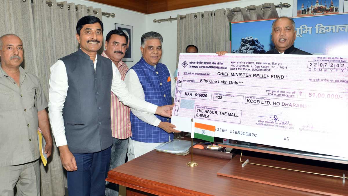 Jai Ram Thakur, Himachal Pradesh, Himachal, Bharatiya Janata Party, BJP, BJP Himachal, Shimla, Chief Minister of Himachal Pradesh, BJP Himachal Pradesh, Kangra Central Co-operative Bank, KCCB, Rajeev Bhardwaj, Vinod Kumar
