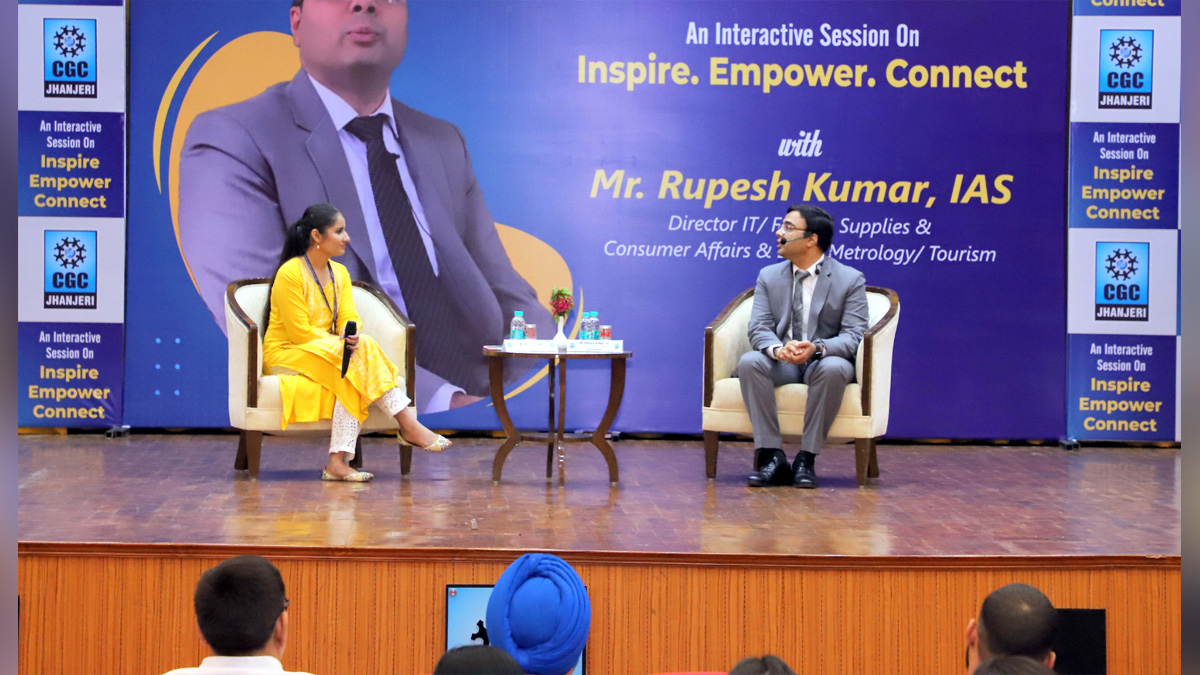 CGC Jhanjeri, Chandigarh Group Of Colleges, Satnam Singh Sandhu, Rashpal Singh Dhaliwal, Jhanjeri, CGC Jhanjeri Campus, IAS Officer, Rupesh Kumar