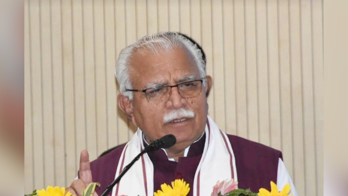 Manohar Lal Khattar, Haryana, Bharatiya Janata Party, BJP, Haryana Chief Minister, Chief Minister of Haryana